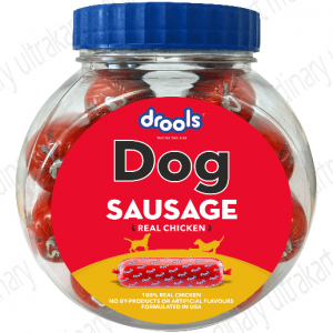 Drools Real Chicken Sausage for Dog (10Pcs Jar)