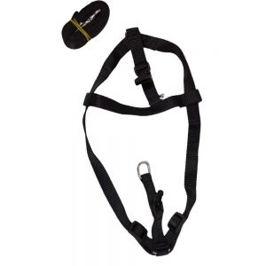 WOW BODY SET NYLON 0.75 INCH BLACK for Dogs/ Cats/ Pets