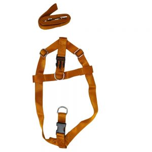 WOW BODY SET NYLON 1.0 INCH BROWN for Dogs/ Cats/ Pets