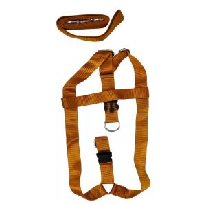 WOW BODY SET NYLON 1.5 INCH BROWN for Dogs/ Cats/ Pets