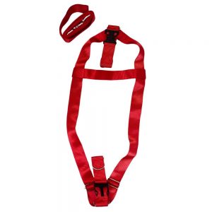 WOW BODY SET NYLON 1.5 INCH RED for Dogs/ Cats/ Pets