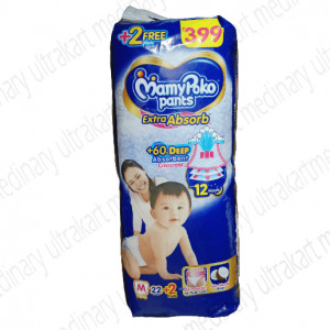 Mamy Poko Pant Extra Absorb M (22+2 free)