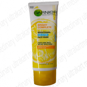 GARNIER SKIN NATURAL BRIGHT COMPLETE DUO ACTION FACE WASH 100 gm
