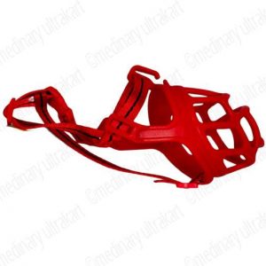 MUZZLE IMPORTED FOR PETS / DOGS / CATS  (LILI MASCOTA) NO. 2 RED