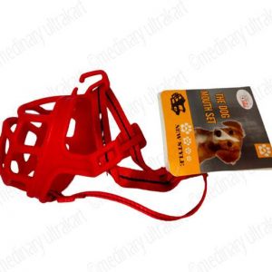 MUZZLE IMPORTED FOR PETS / DOGS / CATS (LILI MASCOTA) NO. 3 RED