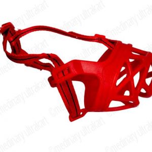 MUZZLE IMPORTED FOR PETS / DOGS / CATS (LILI MASCOTA) NO. 4 RED