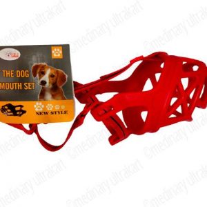 MUZZLE IMPORTED FOR PETS / DOGS / CATS (LILI MASCOTA) NO. 5 RED