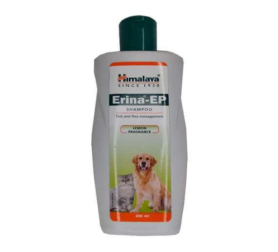 Erina-EP SHAMPOO 200 ML Tick & Flea Shampoo for Dogs & Cats, Lemon