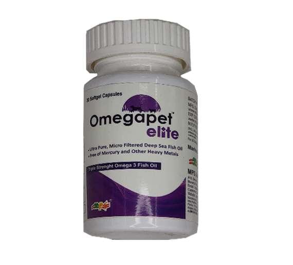 OMEGAPET ELITE CAPSULE Omega 3 fish oil for Dogs/ Cats/ Pets