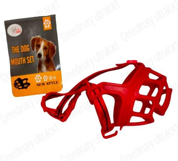 MUZZLE IMPORTED FOR PETS / DOGS / CATS  (LILI MASCOTA) NO. 2 RED - Image 2