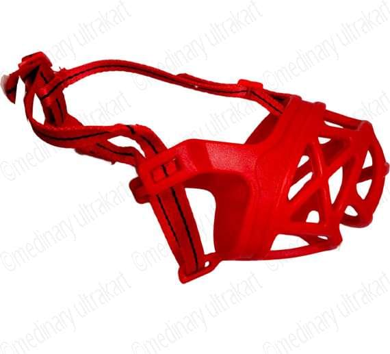 MUZZLE IMPORTED FOR PETS / DOGS / CATS (LILI MASCOTA) NO. 4 RED