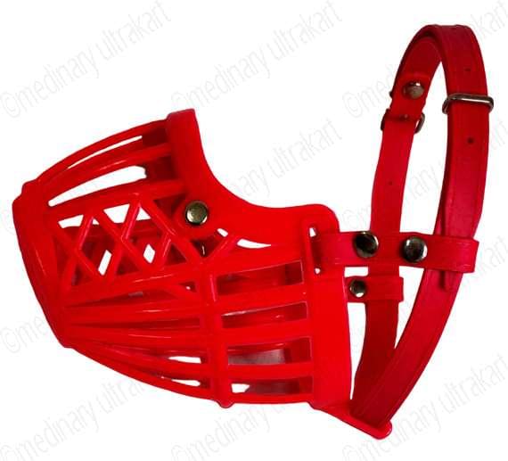 MUZZLE (BASKET) FOR PETS / DOGS / CATS NO. 5 PINK - Image 2