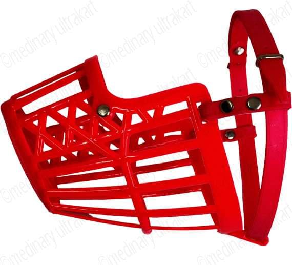 MUZZLE (BASKET) FOR PETS / DOGS / CATS NO. 7 PINK