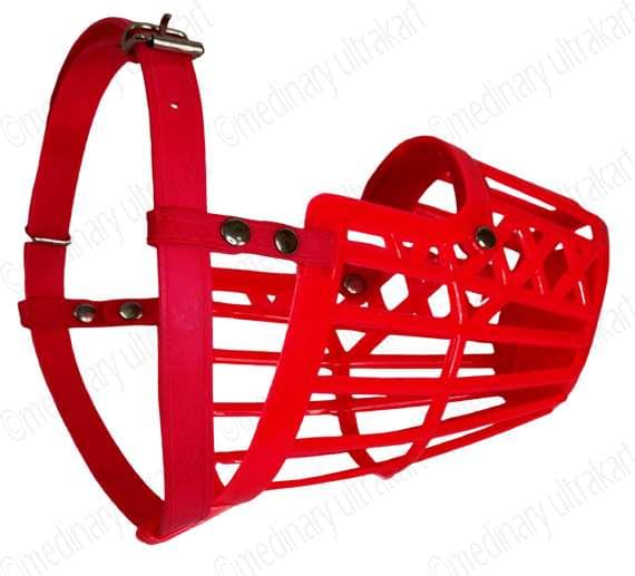 MUZZLE (BASKET) FOR PETS / DOGS / CATS NO. 7 PINK - Image 2