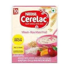 Nestle Cerelac Baby Cereal with Milk (10 to 24 Months) Wheat-Rice Mixed Fruit