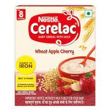 Nestle Cerelac Baby Cereal with Milk (8 to 24 Months) Wheat Apple Cherry