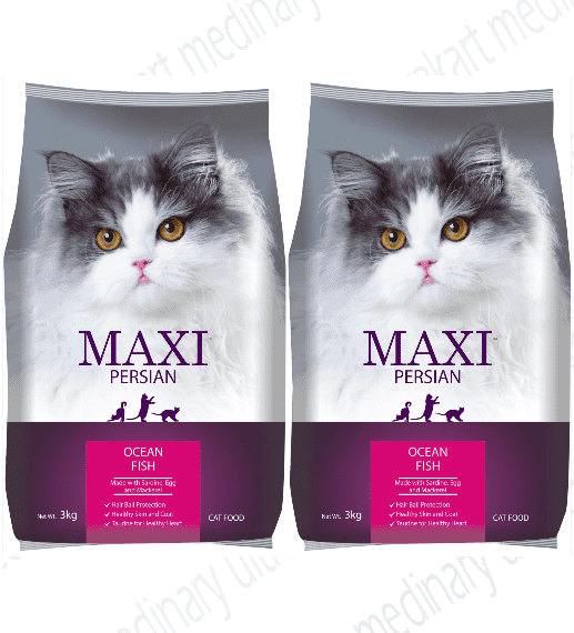 Maxi Persian Cat Food, 3 kg (Buy 1 Get 1 Free )