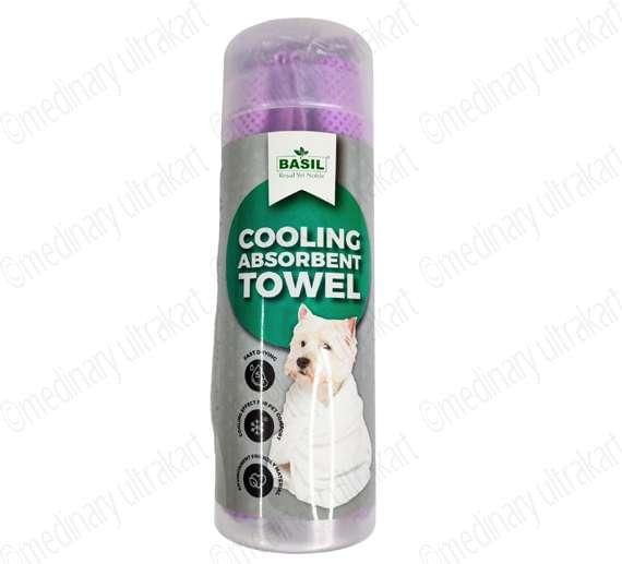 PET TOWEL FOR PETS / DOGS / CATS (BASIL) PURPLE