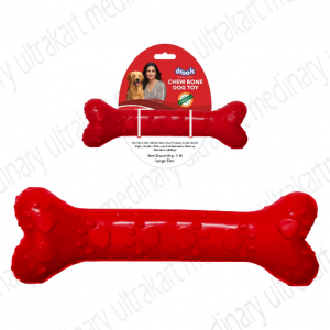 Drools Non-Toxic Rubber Dog Chew Bone Toy, Puppy/Dog Teething Toy (Large) - 21.59 cm