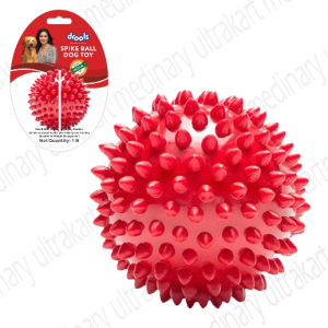 Drools Non-Toxic Rubber Stud Spike Hard Ball Chew Toy, Puppy/Dog Teething Toy - 7.6 cm