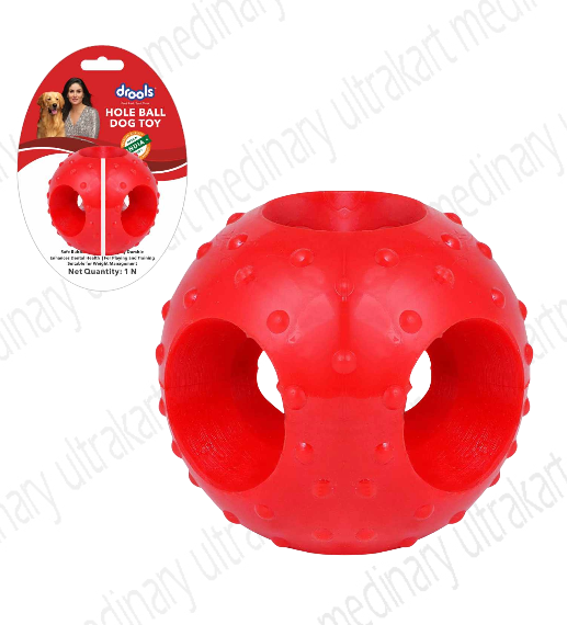 Drools Non Toxic Rubber Hole Ball Chew Toy Puppy Dog Teething Toy 7 Drools Non Toxic Rubber Hole Ball Chew Toy Puppy Dog Teething Toy 7