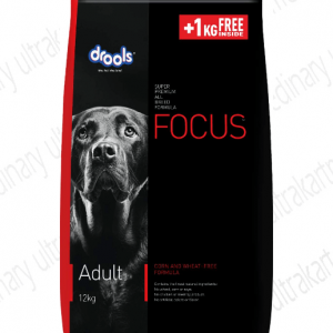 Drools Focus Adult Super Premium Dog Food, 12 kg (+1kg Extra Free Inside)