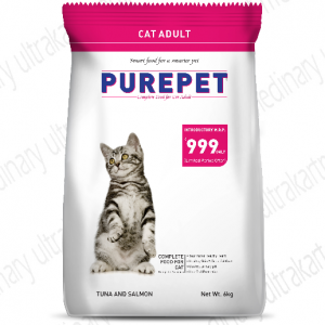 Purepet Tuna and Salmon Adult Cat Food, 6 kg