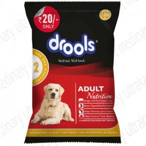 Drools Chicken and Egg Adult Dry Dog Food, 100g