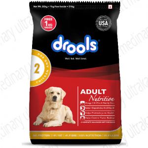 Drools Chicken and Egg Adult Dry Dog Food, 20kg (+1 kg Free Inside), 21 kg