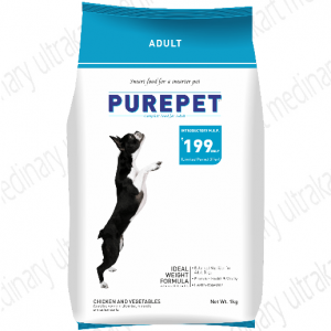 Purepet Chicken & Veg Adult Dog Food, 1.1kg (Buy 1 Get 1 Free)