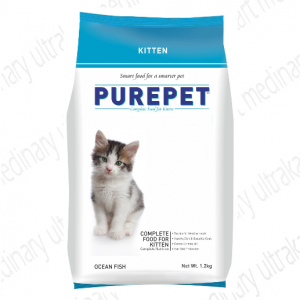 Purepet Ocean Fish Kitten Cat Food, 1.2 kg