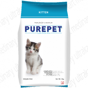 Purepet Ocean Fish Kitten Cat Food, 3 kg