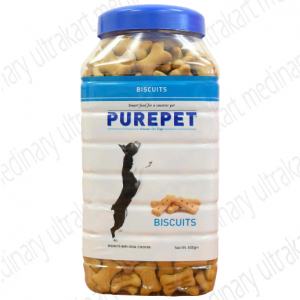 Purepet Milk Flavour, Dog Treats- Jar, 455g