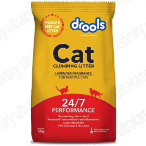 Drools Clumping Lavender Fragrance Cat Litter (For multiple cats), 5kg