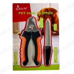 NAIL CUTTER FOR PETS / DOGS / CATS WITH FILLER (ORANGE)