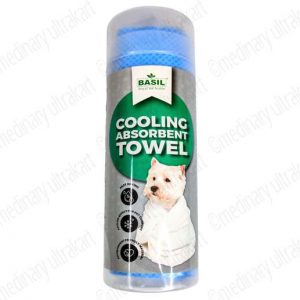 PET TOWEL FOR PETS / DOGS / CATS (BASIL) BLUE