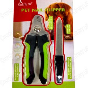 NAIL CUTTER FOR PETS / DOGS / CATS WITH FILLER (GREEN)