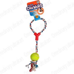 TOY PULL ROPE BALL PARROT GREEN FOR PETS/DOGS/CATS LARGE