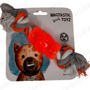 TOY ROPE FOR PETS / DOGS / CATS 22 CM RED