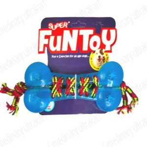 TOY SINGLE KNOT TRP FOR PETS / DOGS/ CATS BLUE