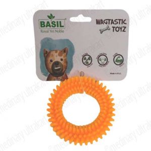TOY RING FOR PETS/DOGS/CATS ORANGE SMALL