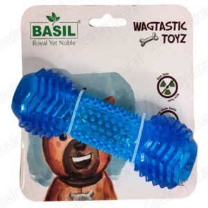 TOY DUMBELL FOR PETS / DOGS / CATS BLUE